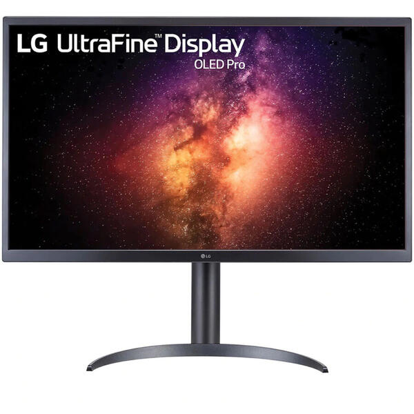 Monitor OLED UltraFine Pro LG 32'' UHD, 60Hz, 1ms, Adobe RBG 99% / DCI-P3 99, VESA Display HDR400 True Black, HDMI, Display Port, USB Type-C, USB, Pivot