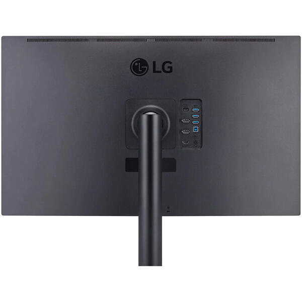 Monitor OLED UltraFine Pro LG 32'' UHD, 60Hz, 1ms, Adobe RBG 99% / DCI-P3 99, VESA Display HDR400 True Black, HDMI, Display Port, USB Type-C, USB, Pivot