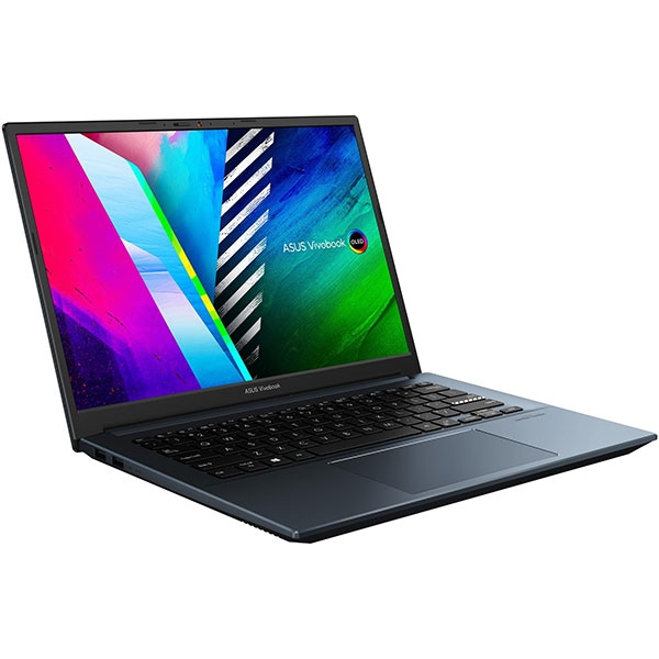 Laptop ASUS VivoBook Pro 14 WQXGA+, AMD Ryzen 7 5800H, 16GB, SSD 512GB, NVIDIA GeForce RTX 3050 4GB, Free Dos, Albastru