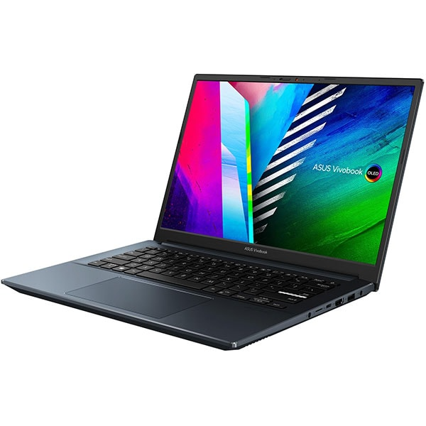 Laptop ASUS VivoBook Pro 14 WQXGA+, AMD Ryzen 7 5800H, 16GB, SSD 512GB, NVIDIA GeForce RTX 3050 4GB, Free Dos, Albastru