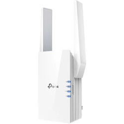 Range Extender TP-Link RE505X Wi-Fi 6 Dual-Band Gigabit AX1500, tehnologie OneMesh, Adaptive Path, Mod High Speed, Mod Access Point, Alb