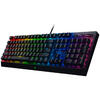 Tastatura gaming mecanica Razer BlackWidow V3, iluminare Chroma RGB, switch Razer Green, US Layout, Negru
