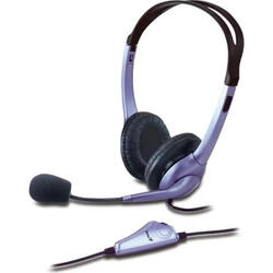 Casti Stereo Genius HS-04S, Microfon, Albastru