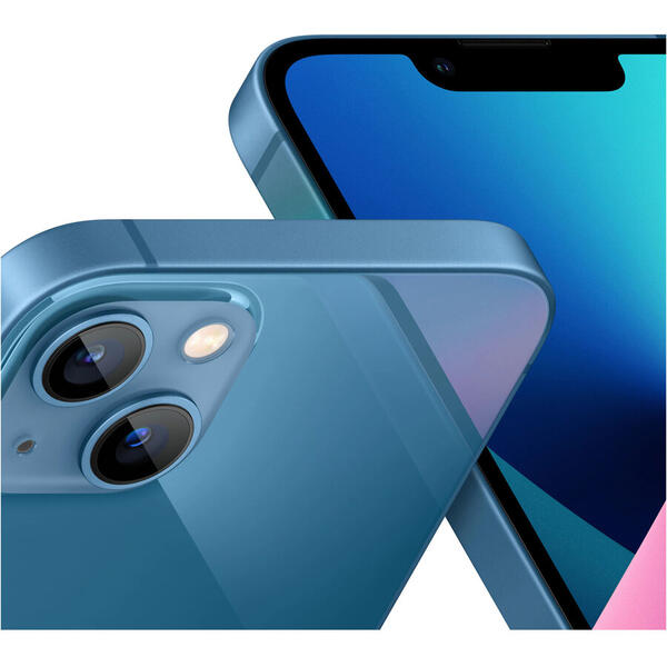 Telefon mobil Apple iPhone 13, 256GB, 5G, Albastru