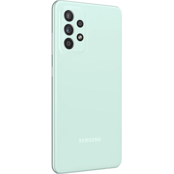 Telefon mobil Samsung Galaxy A52s, Dual SIM, 128GB, 6GB RAM, 5G, Light Green