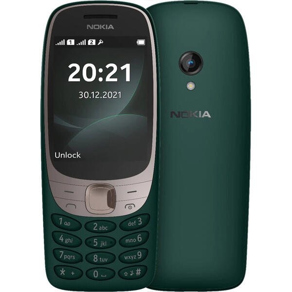 Telefom mobil Nokia 6310 (2021), Dual SIM, 2.8", Green