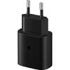 Incarcator Samsung Super Fast Charging (Max. 25W), C to C Cable, Negru