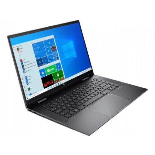 Laptop 2-in-1 HP ENVY x360 Convert 15-eu0054nn, AMD Ryzen 5 5500U, 15.6inch Touch, RAM 16GB, SSD 512GB, AMD Radeon Graphics, Windows 11, Negru