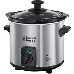 Slow cooker Russell Hobbs Compact Home 25570-56, 145 W, 2 L, Design compact, Vas ceramic, Inox