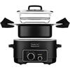 Multi cooker Sencor SPR 6100BK, 5.5 L Digital, 5 programe automate, capac de sticla, Negru