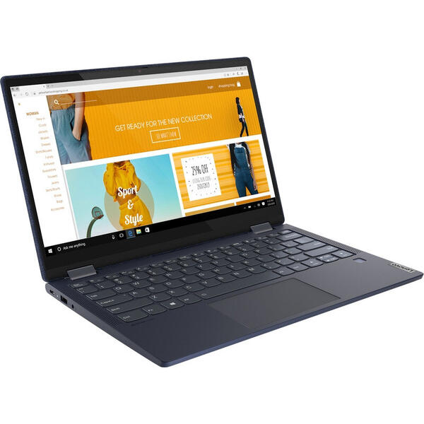 Ultrabook Lenovo 13.3'' Yoga 6 13ALC6, FHD IPS Touch, Procesor AMD Ryzen™ 7 5700U (8M Cache, up to 4.3 GHz), 16GB DDR4, 1TB SSD, Radeon, Win 10 Home, Abyss Blue