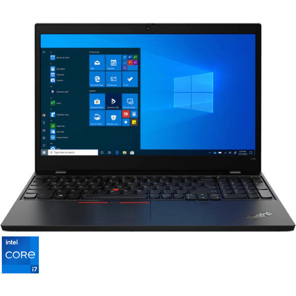 Laptop Lenovo 15.6'' ThinkPad L15 Gen 2, FHD IPS, Procesor Intel® Core™ i7-1165G7 (12M Cache, up to 4.70 GHz, with IPU), 16GB DDR4, 512GB SSD, Intel Iris Xe, Win 10 Pro, Black