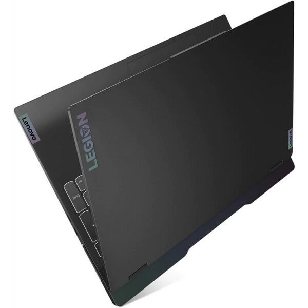 Laptop Lenovo Gaming 15.6'' Legion S7 15ACH6, UHD IPS, Procesor AMD Ryzen™ 9 5900HX, 32GB DDR4, 1TB SSD, GeForce RTX 3060 6GB, No OS, Shadow Black