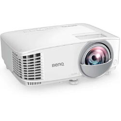 Videoproiector BenQ MW809STH Short Throw, HD, 1280X800 pixeli, 3500 ANSI Lumeni, DLP Single, Alb