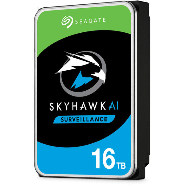 HDD Seagate® SkyHawk™ AI, 16TB, 256MB cache, SATA III