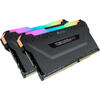 Memorie Corsair VENGEANCE® RGB PRO, 32GB DDR4, 3600MHz CL18, Dual Channel Kit, Black