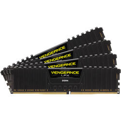 Memorie Corsair VENGEANCE® LPX, 64GB (4x16GB) DDR4, 3200MHz CL16