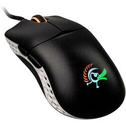 Mouse Gaming Ducky Feather Black & White Omron Switches