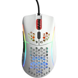 Mouse gaming Glorious Model D Minus, Ultrausor 62g, Alb Gloss