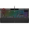 Tastatura Gaming Mecanica Corsair K100 RGB Cherry MX Speed, USB (Negru)