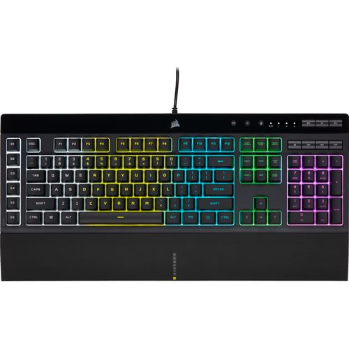 Tastatura Gaming Corsair K55 RGB PRO, iluminare RGB, USB (Negru)