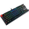 Tastatura mecanica gaming Glorious PC Gaming Race GMMK TKL, iluminare RGB, switch Gateron Brown, US-Layout, Negru