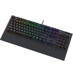 Tastatura gaming mecanica SPC GK650K Omnis Kailh BLUE RGB, Full RGB, Switchuri Red