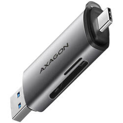 Cititor de carduri Axagon USB 3.2 Gen 1 SD, Micro SD, USB-C + USB-A Superspeed CRE-SAC