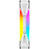 Ventilator Corsair iCUE QL140 RGB, 140mm, PWM, Kit, White
