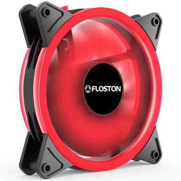 Ventilator Floston HALO DUAL RED LED, 120mm