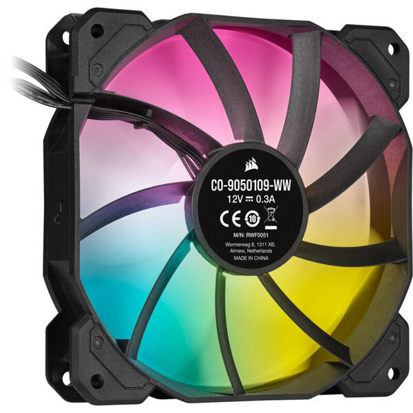 Ventilator / radiator Corsair iCUE SP120 RGB ELITE Performance 120mm Triple Fan Kit
