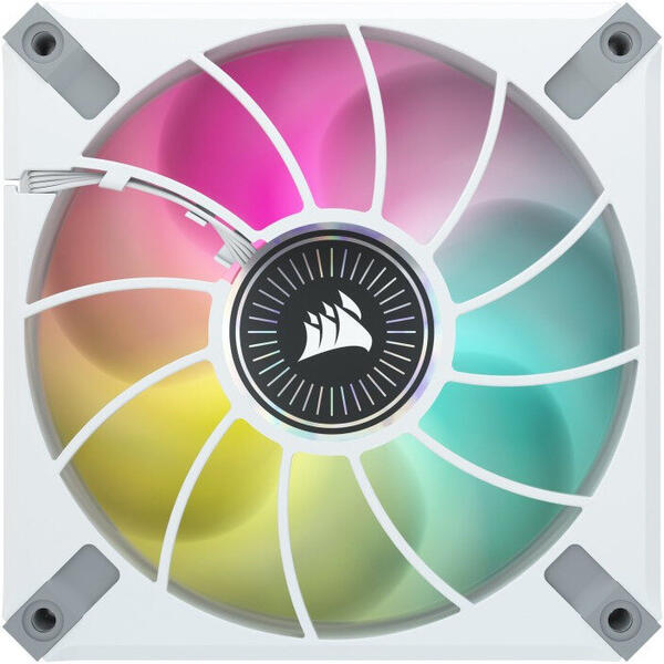 Ventilator / radiator Corsair iCUE ML120 RGB ELITE White Magnetic Levitation RGB 120mm