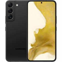Telefon mobil Samsung Galaxy S22, Dual SIM, 128GB, 8GB RAM, 5G, Negru