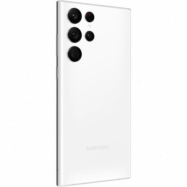 Telefon mobil Samsung Galaxy S22 Ultra, Dual SIM, 128GB, 8GB RAM, 5G, Alb