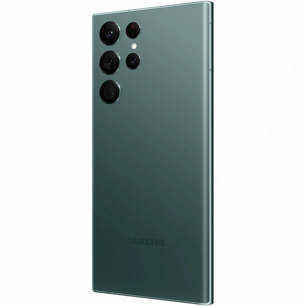 Telefon mobil Samsung Galaxy S22 Ultra, Dual SIM, 256GB, 12GB RAM, 5G, Verde
