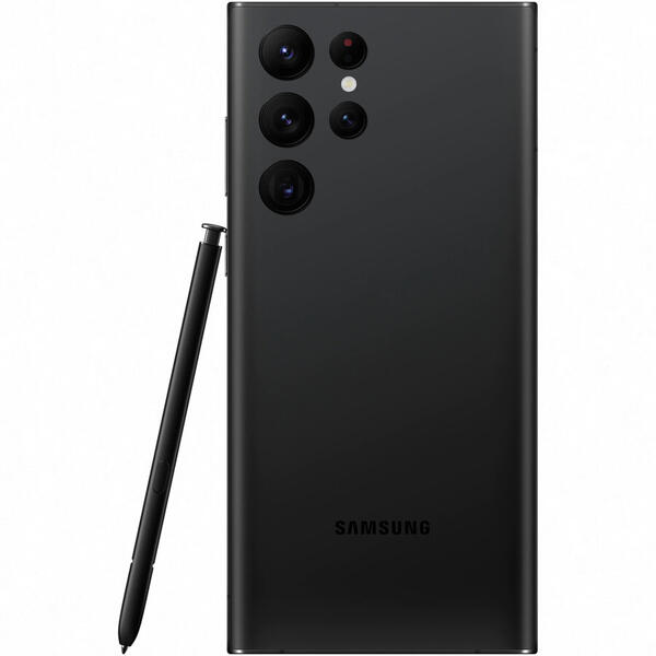 Telefon mobil Samsung Galaxy S22 Ultra, Dual SIM, 512GB, 12GB RAM, 5G, Negru