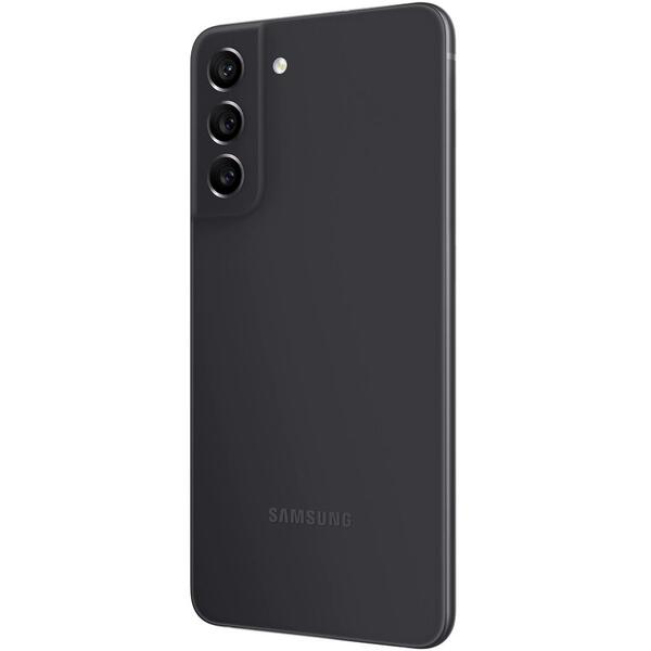 Telefon mobil Samsung Galaxy S21 FE, Dual SIM, 128GB, 6GB RAM, 5G, Negru