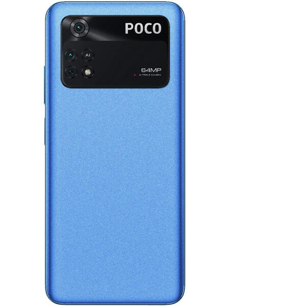 Telefon mobil POCO M4 PRO, Dual SIM, 128GB, 6GB RAM, 4G, Cool Blue
