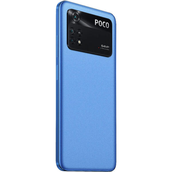Telefon mobil POCO M4 PRO, Dual SIM, 128GB, 6GB RAM, 4G, Cool Blue