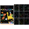 Set 9 planse razuibile Scratch ArtCards Bambinice, Dinozauri