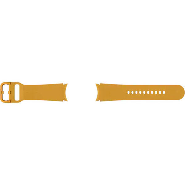 Curea smartwatch Samsung Sport Band pentru Galaxy Watch4 20mm S/M, Mustard