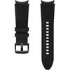 Curea smartwatch Samsung Hybrid Leather Band pentru Galaxy Watch4 20mm S/M, Black