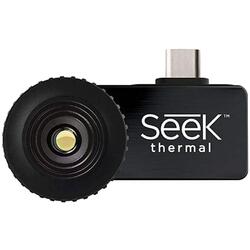 Camera termoviziune Seek Thermal CW-AAA Compact FastFrame 9 Hz, compatibila Android, USB Type-C, Negru