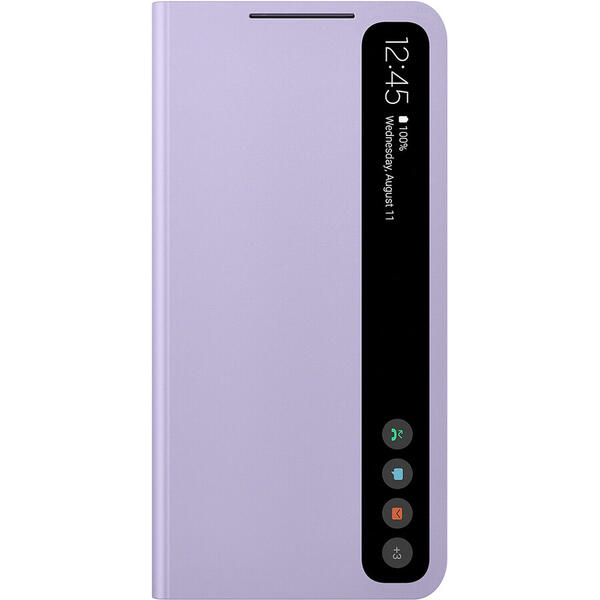 Husa Flip Cover Samsung EF-ZG990CVEGEE pentru Samsung Galaxy S21 FE (Violet)