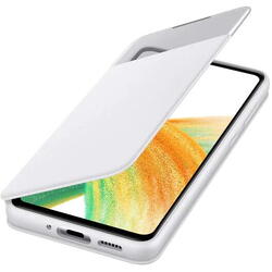 Husa S View Wallet Cover pentru SAMSUNG Galaxy A33, EF-EA336PWEGEE, alb