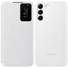 Samsung Galaxy S22 Plus (S906) - Husa Flip tip &quot;Smart Clear View Cover&quot; - Alb