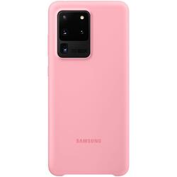 Protectie Spate Silicon Samsung EF-PG988TPEGEU pentru Samsung Galaxy S20 Ultra (Roz)