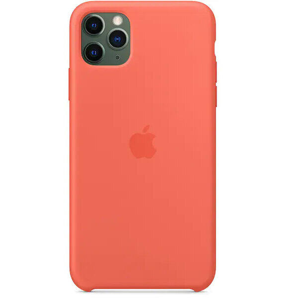 Carcasa APPLE pentru iPhone 11 Pro Max, MX022ZM/A, silicon, Clementine