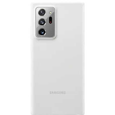 Protectie Spate Samsung Silicone EF-PN985TWEGEU pentru Samsung Galaxy Note 20 Ultra (Alb)