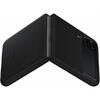 Carcasa pentru SAMSUNG Galaxy Z Flip3, EF-VF711LBEGWW, piele, negru